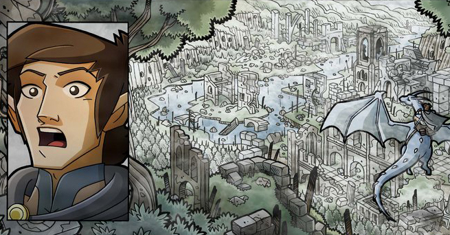 Inheritance Comic: Live an iconic moment as we visit Vroengard in a new graphic novel-style experience