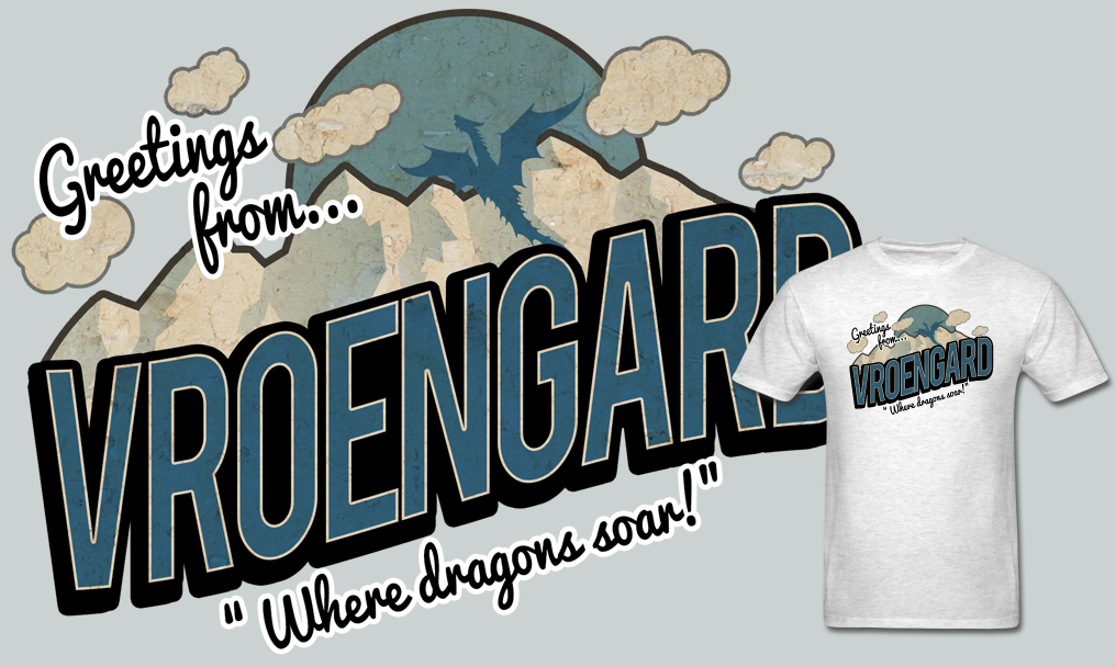 Visit Vroengard and brave the Draconic Park with our new merchandise!