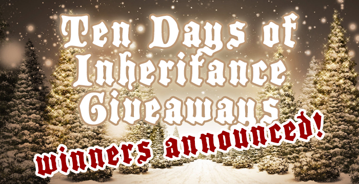 See the winners of our Ten Days of Inheritance Cycle Giveaways!