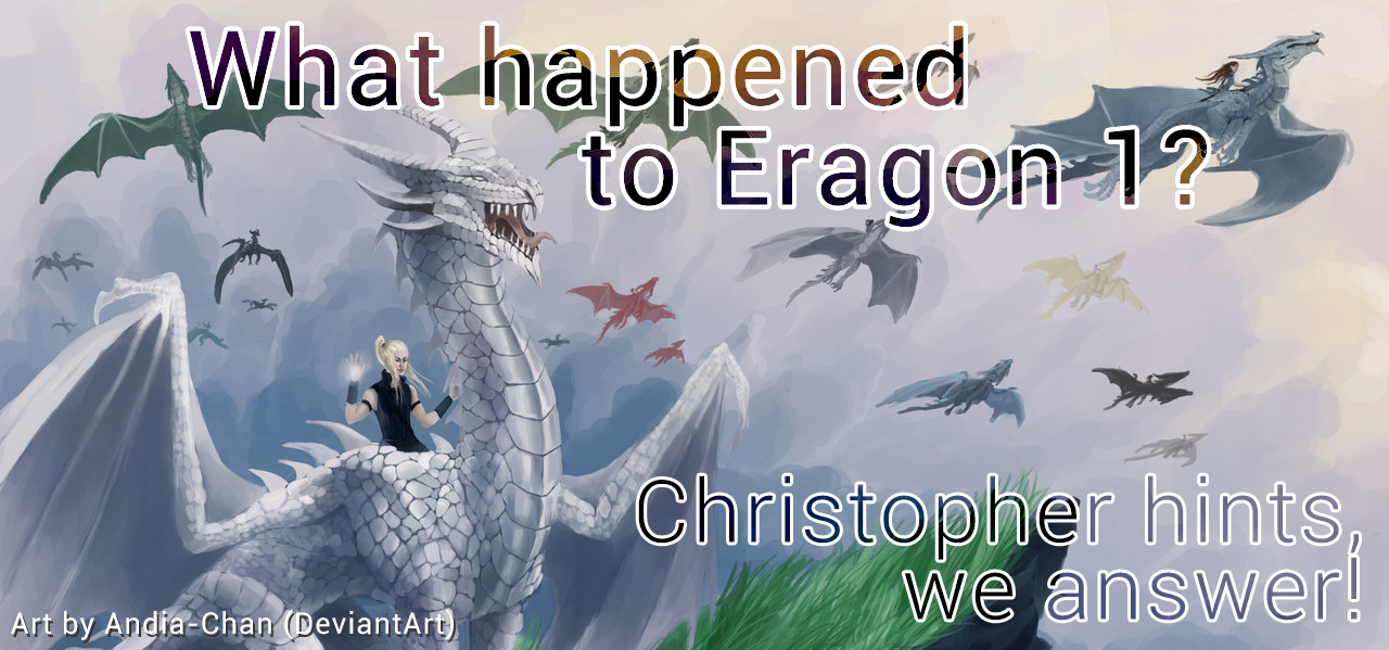 What happened to Eragon 1? Christopher Paolini’s cryptic tweets have us theorizing!
