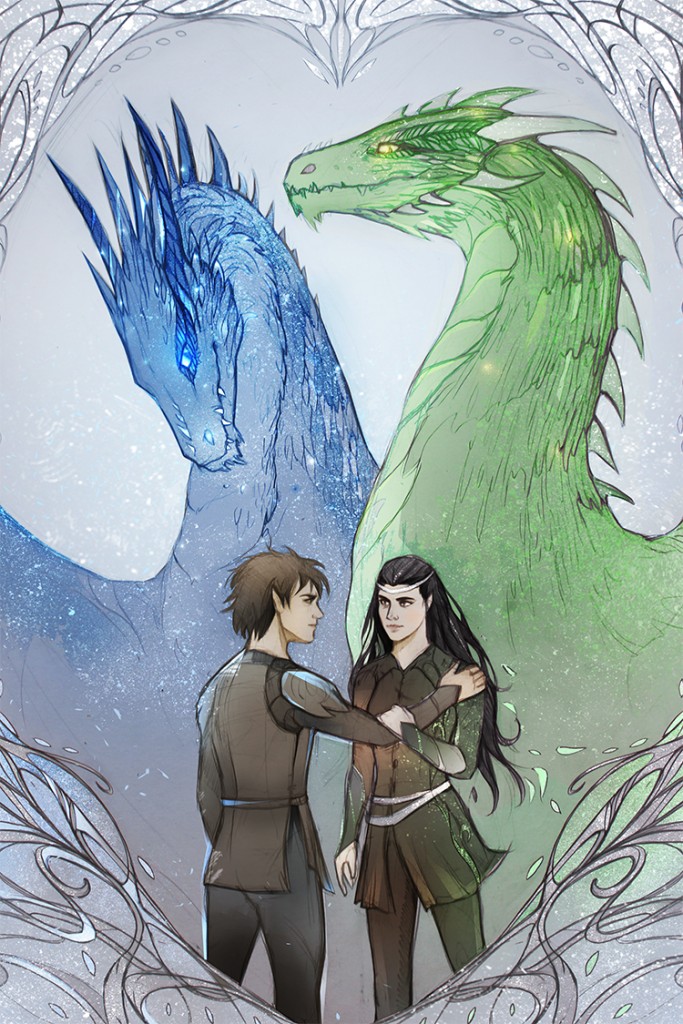 Eragon and Arya were originally going to leave together - and their relatio...
