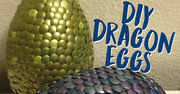 Create your own dragon egg with this quick and inexpensive DIY project!