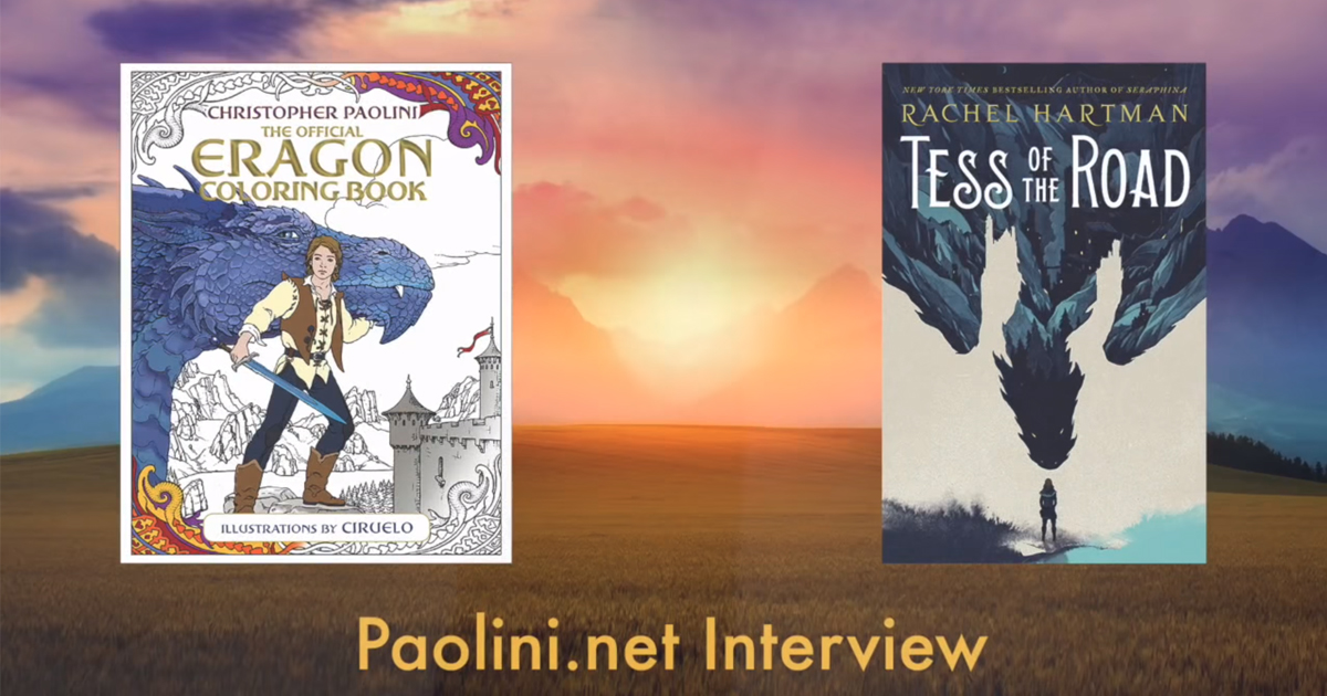 Another new interview with Christopher Paolini and Rachel Hartman