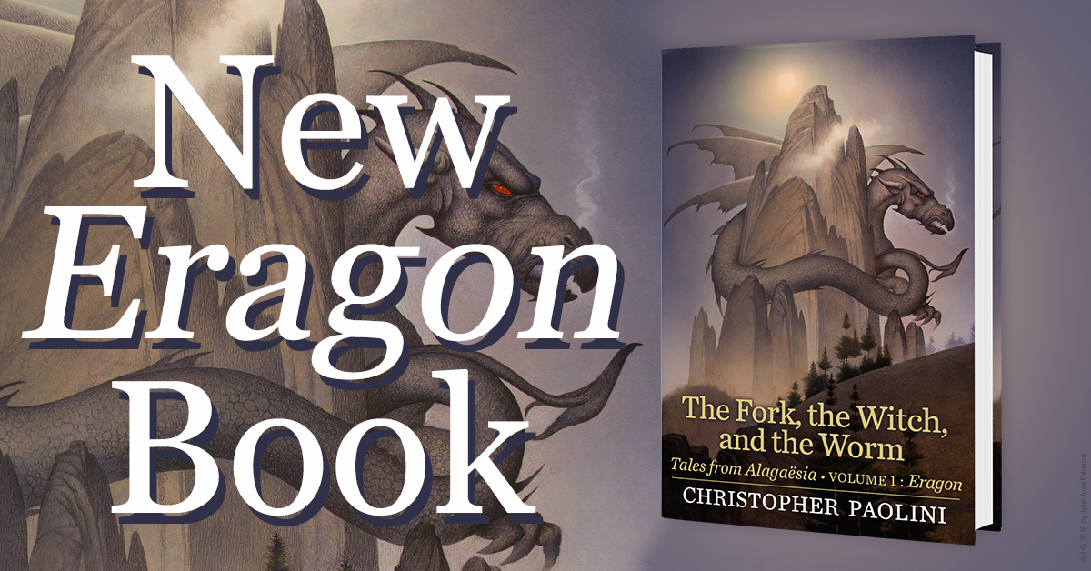 New Alagaësia book announced! Eragon returns in ‘The Fork, the Witch, and the Worm’!