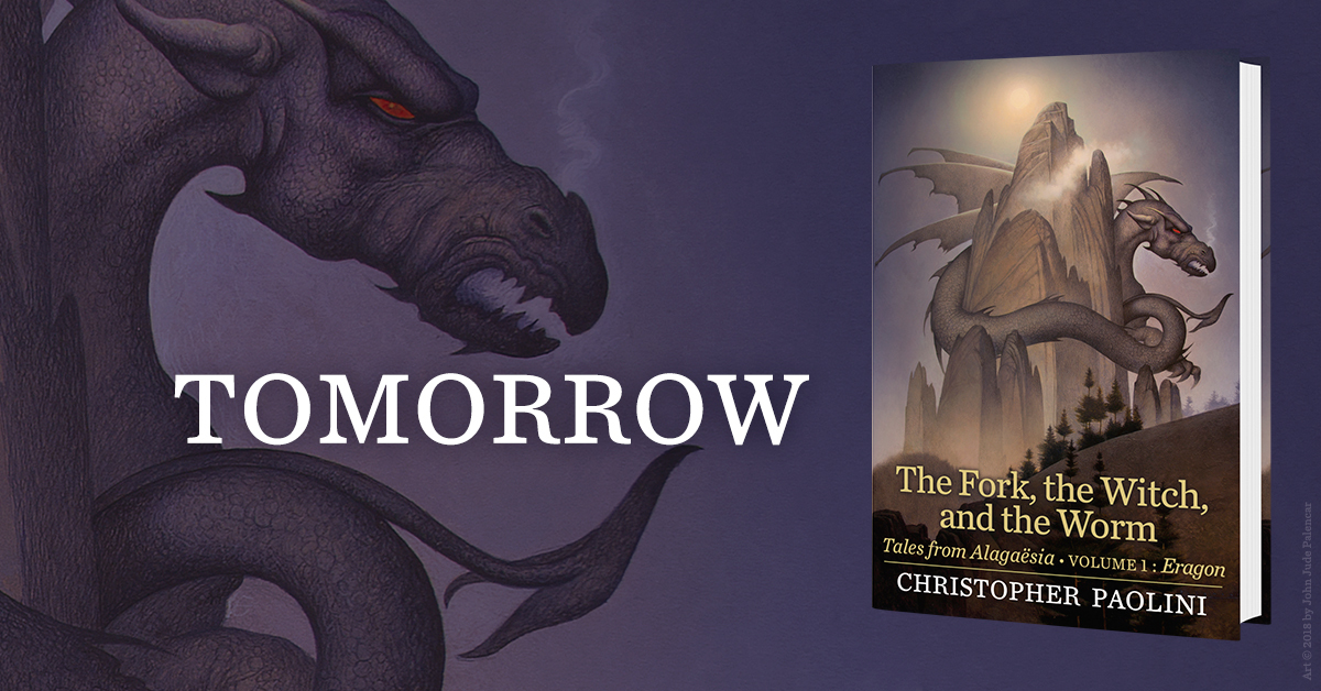 One more day! “The Fork, the Witch, and the Worm” releases tomorrow!
