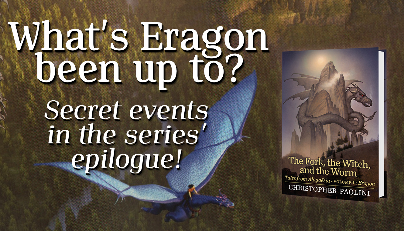 What’s Eragon been up to since the end of ‘Inheritance’?