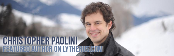 Christopher Paolini is the featured author all week long on Lytherus! New interview, guest post, giveaways and more