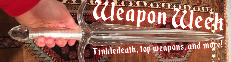 Weapon Week wrap-up: Real-life Tinkledeath, top ten weapons in Alagaësia, and Rider swords duke it out!
