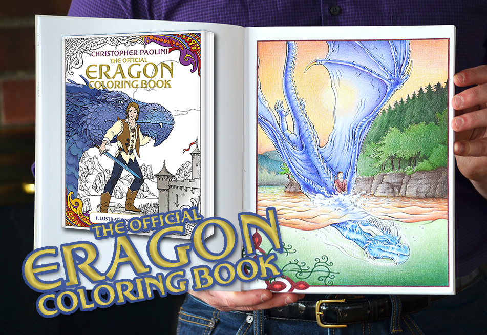 Art from the Eragon Coloring Book revealed, & epic sweepstakes!
