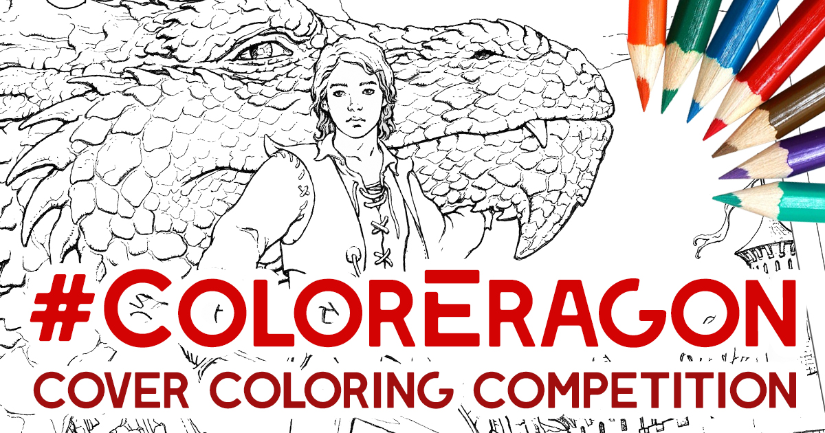 Color in the Official Eragon Coloring Book cover and win your own autographed copy!