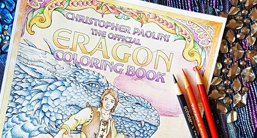 These incredible fan-colored Eragon Coloring Book covers blew us away – and won!
