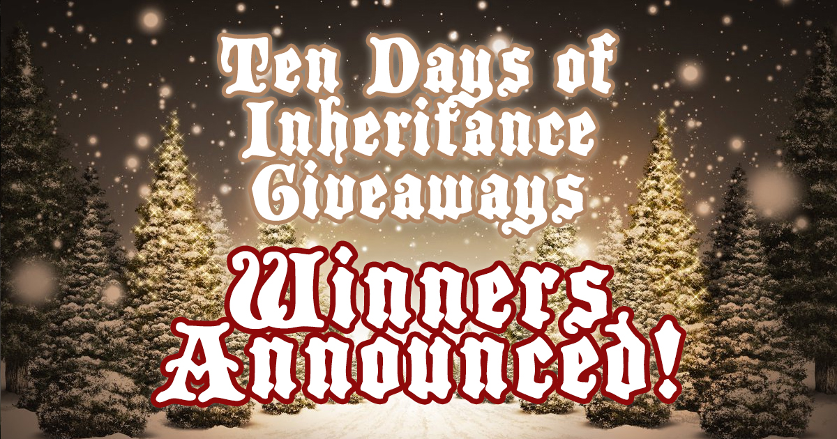 Congratulations to our Ten Days of Giveaways winners!