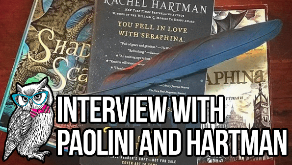 Two dragon-filled fantasy worlds collide in this interview with Christopher Paolini and Rachel Hartman
